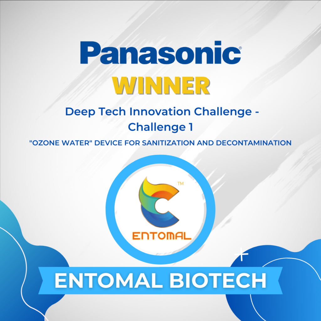 Entomal announced as joint winner of Panasonic’s Deep Tech Innovation Challenge – Challenge 1